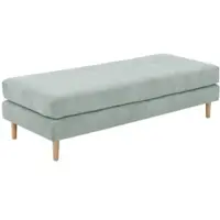 58 aufm Kessel POLSTERHOCKER Kaylynn Cordstoff silber | Gr.: onesize