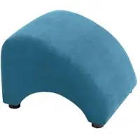 58 aufm Kessel POLSTERHOCKER Kajsa Velourstoff petrol | Gr.: onesize