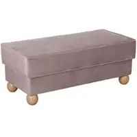 58 aufm Kessel POLSTERHOCKER Katiga Samtvelours rosé | Gr.: onesize