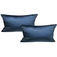 Jack 2er Set Teddy Flausch Kissen 30x50cm in blau | Gr.: 50x30-cm