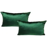 Jack 2er Set Teddy Flausch Kissen 30x50cm in grün | Gr.: 50x50 cm