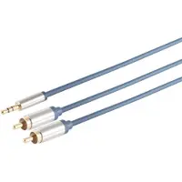 Shiverpeaks S/CONN maximum connectivity Home Cinema Verchromter Metall-Klinkenstecker 3,5 mm und 2 verchromte Me