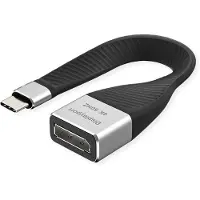 Roline Display Adapter USB Typ C - DP, ST/BU, 0,13 m