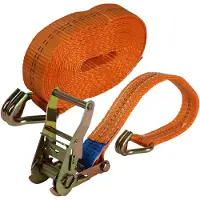 Baumarktplus Profi Ratschen Spanngurt 2 Teilig 6m 2t 2000kg TÜV GS Orange