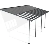 Palram Terrassenüberdachung Sierra Cabrio 295x739cm Grau