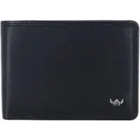 Golden Head Leder Geldbörse Polo RFID Protect Minischeintasche 1196 Schwarz