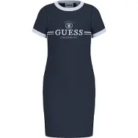 GUESS Kleid für den Alltag J6GK26 KCQX1 Dunkelblau Slim Fit