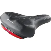 Selle Bassano Fahrradsattel Volare GT Lady 3Zone Comfort Plus Silber