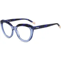 Missoni Damen MIS 0175 468 Rahmen von BRILLEN Acetat Blau Cat Eye