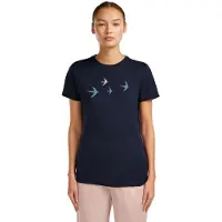 Icebreaker W Mer 150 Tech Lite Short Sleeve Tee Bird Transit midnight navy (IB401) XL