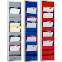 Eichner Werkstattplaner H1278xB315xT74 mm grau 1-reihig