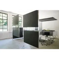 LAUTLOZ Raumteiler-Set b-box 2-Lauf Farbe: grau, Größe: 125x100x2,5cm