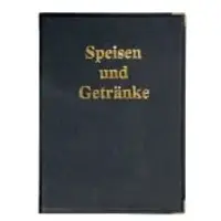 Sigel Speisekarten-Mappe mit Goldprägung SM101 , für A5