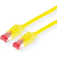 Secomp DÄTWYLER Patchkabel Cat.6 (Class E) S/FTP, CU 7702 flex LSOH, Hirose TM21, gelb, 2 m