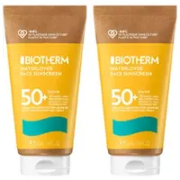 Biotherm Waterlover Anti-Aging Sonnencreme LSF 50 2x 2x50 ml Creme