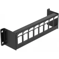 DeLOCK Keystone Halterung 8 Port Panel Aufbau