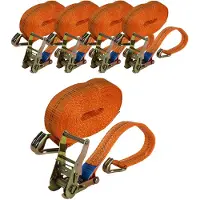 Baumarktplus 5x Profi Ratschen Spanngurt Spanngurte Zurrgurt 2-tlg 6m 2t 2to 2000kg TÜV/GS...