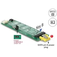 DeLOCK 63917, SATA, M.2, Aktivität, Leistung, 6 Gbit/s, Windows 7, Windows 7 x64, Windows 8, Windows 8 x64, Windows 8.1, Windows 8.1 x64, 30 mm