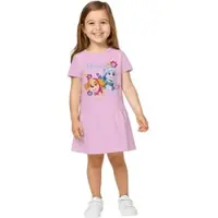 Paw Patrol Kleid Adventure Awaits! Kleidchen mit kurzen Ärmeln in rosa | Gr.: 122/128