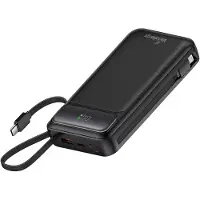MediaRange MRMA756, 20000 mAh, Lithium Polymer (LiPo), Quick Charge, Power Delivery, 3,7 V, 15 W, Schwarz