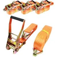 Baumarktplus 4x Spanngurte Mit Ratsche 2 Teilig 10m 5t 5000kg TÜV/GS