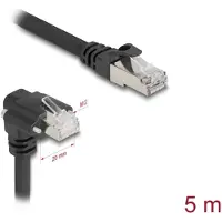 DeLOCK 80924, 5 m, Cat6, SF/UTP (S-FTP), RJ-45, RJ-45, Schwarz