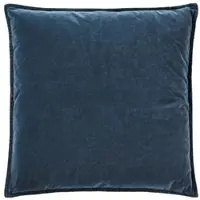 Ib Laursen Kissenbezug Velour quadratisch in historical blue | Gr.: onesize