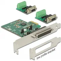 HQ Products PCIe x1 Seriell 2x RS-422/485 DB9 ESD PCI Express 2.0 x1 (65841)