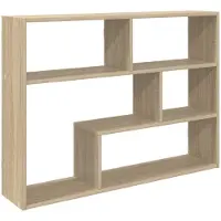 vidaXL Wandregal Wandhalterung Sonoma-Eiche 95 x 20 x 69,5 cm