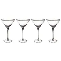 Butlers Martiniglas GOLDEN TWENTIES 4er-Set in Durchsichtig | Gr.: onesize