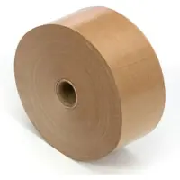 KK Verpackungen 4 Rollen Nassklebeband Papier-Klebeband umweltfreundliches Paketband Packband 60mm x 200m 60 g/m2 br