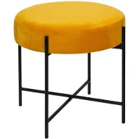 Atmosphera Taboret welurowy ARTY, Ø 47 cm