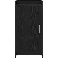 vidaXL Sideboard Schwarze Eiche 40 x 36 x 80 cm Holzwerkstoff