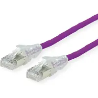 Secomp DÄTWYLER Patchkabel Cat.6A (Class EA) S/FTP, CU 7702 flex LSOH, AMP v2, violett, 7,5 m