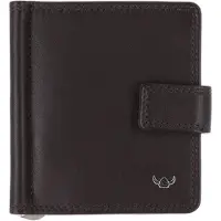 Golden Head Leder Kartenetui Geldklammer Polo RFID Protect Clip-Scheintasche 1906 Dunkelbraun