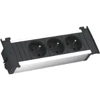 Bachmann KAPSA S 3xUTE sw Strom 2,0m CEE7/7