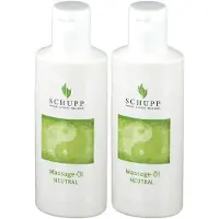SCHUPP Massage-Öl neutral 2x 2x200 ml Massageöl