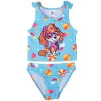 Paw Patrol Zweiteiler Tankini mit Schleifen - Skye Schwimmanzug in blau | Gr.: 98/104