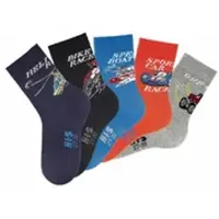 H.I.S. H.I.S Socken in schwarz, grau, orange, marine, blau | Gr.: 31-34