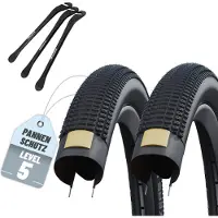 Schwalbe 2er Set Fahrradreifen Billy Bonkers Schwarz Faltreifen 50-406 20x2,00 + Reifenheber