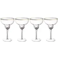 Butlers Cosmopolitanglas GOLDEN TWENTIES 4er-Set in Durchsichtig | Gr.: onesize
