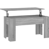vidaXL Couchtisch Grau Sonoma 101x49x52 cm Holzwerkstoff