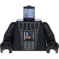 LEGO 1x Torso Minifigur schwarz Star Wars Darth Vader sw0004 sw0386 973ps7c01