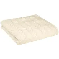 Ross Uni Handtücher Sensual Skin 9001 Zopfmuster Handtuch 50x100 cm | champagner - beige