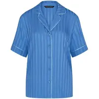 Triumph Pyjama-T-Shirt Boyfriend 10227193 Blau Regular Fit