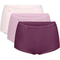 Sloggi Maxislip "Basic+ Maxi C3P", Damen, Gr. 58, bunt (multiple colours 13), Single Jersey, Obermaterial: 95% Baumwolle, 5% Elasthan, figurbetont, Unterhosen Maxislip, perfekter Sitz