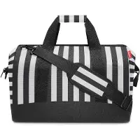 Reisenthel allrounder L, Frau, Handtasche, Groß, Reißverschluss, 6 Taschen, Schwarz, Weiß
