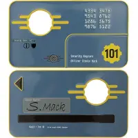 Fanattik Fallout 3 Vault 101 Security Keycard Tellerreplika