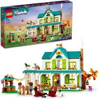 LEGO 41730 Friends Autumns Haus, Puppenhaus mit Tierfiguren und Zubehör, Mini-Puppen Autumn, Mia und Haustieren, Spielzeug für Mädchen und Jungen ab 7 Jahren, 2023 Charaktere