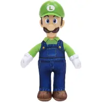 JAKKS Pacific Super Mario Der Galaxy Movie Luigi Jumbo-Plüschfigur 9" / 23 cm, offiziell lizenziert von , Plüsch mit geformtem Roto-Kopf, Sammler-Plüschfigur, ab 3 Jahren, Cartoon-Figur, 3 Jahr(e)